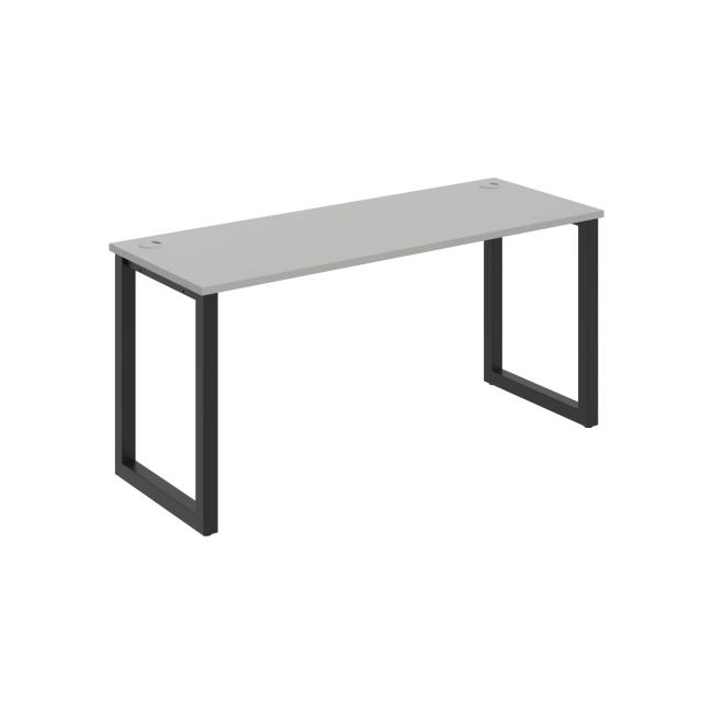UNI O desk, 160x75.5x60 cm, grey/black