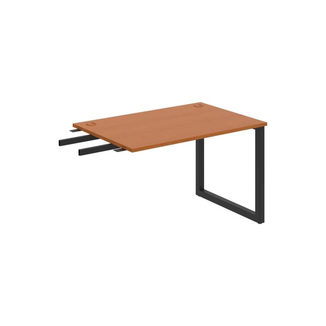 Work table UNI O, vertically chained, 120x75.5x80 cm, cherry/black