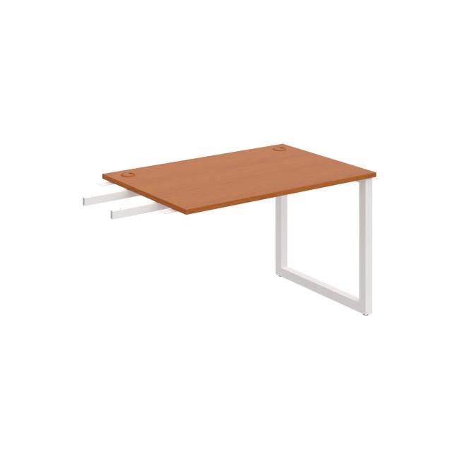 Work table UNI O, vertically chained, 120x75.5x80 cm, cherry/white