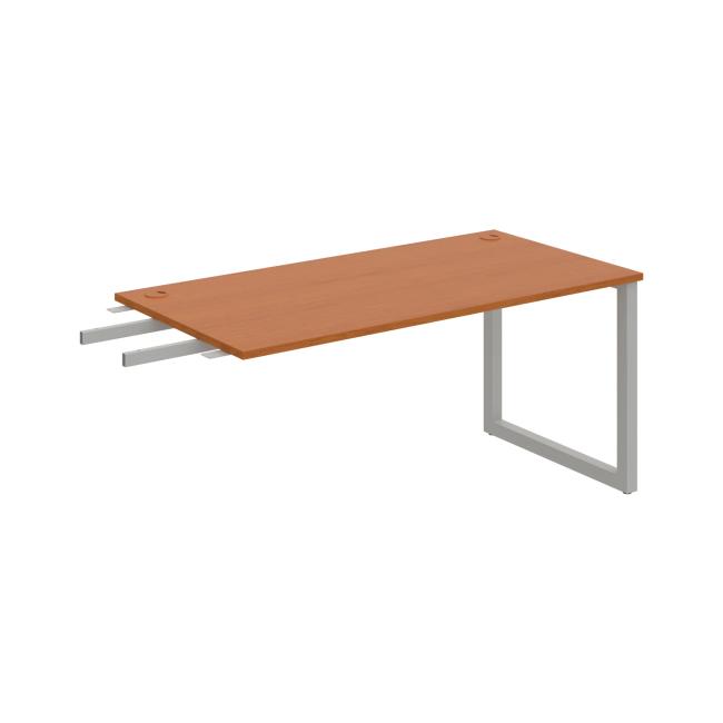 Work table UNI O, vertically chained, 160x75.5x80 cm, cherry/grey