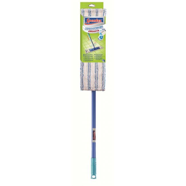 [HY050140] Spontex Microwiper Abrasive mop set with telescopic rod 140 cm