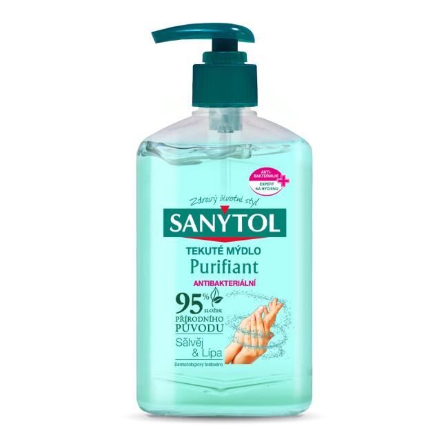[HY050182] Sanytol tekutý mydlový dezinfekčný prostriedok Purifiant 250 ml