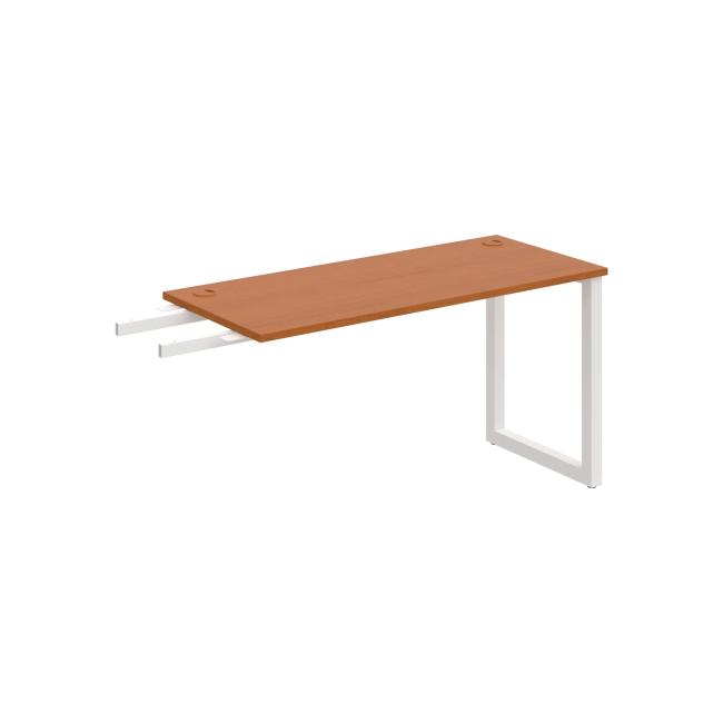 Work table UNI O, vertically chained, 140x75.5x60 cm, cherry/white