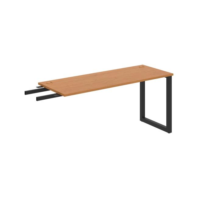 Work table UNI O, vertically chained, 160x75.5x60 cm, alder/black