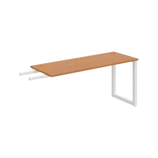 Work table UNI O, vertically chained, 160x75.5x60 cm, alder/white