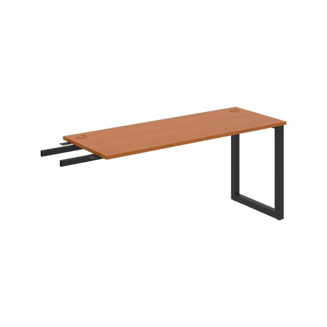 Work table UNI O, vertically chained, 160x75.5x60 cm, cherry/black