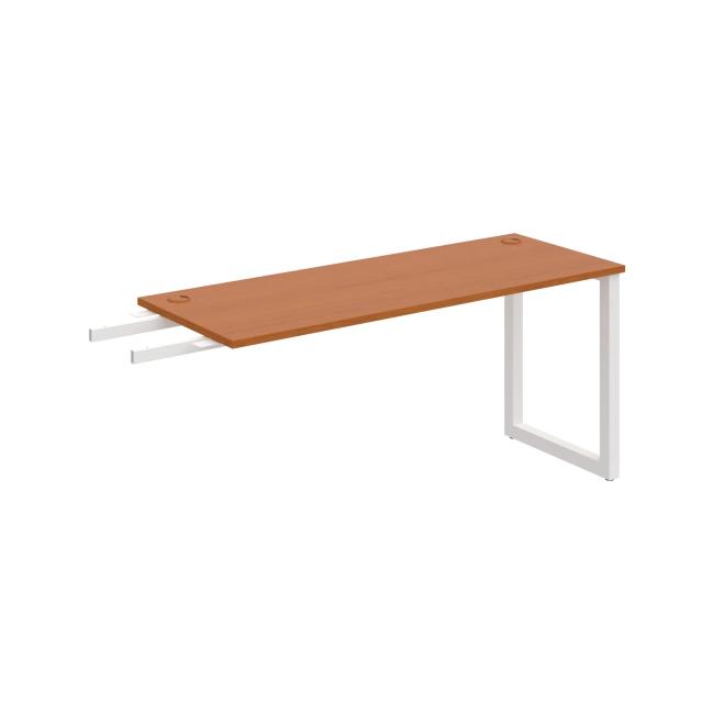 Work table UNI O, vertically chained, 160x75.5x60 cm, cherry/white