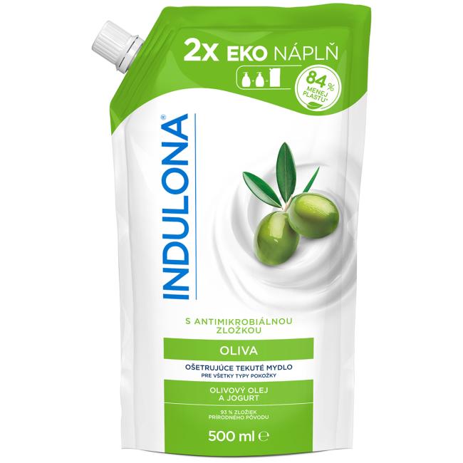 INDULONA liquid soap refill 500 ml Olive