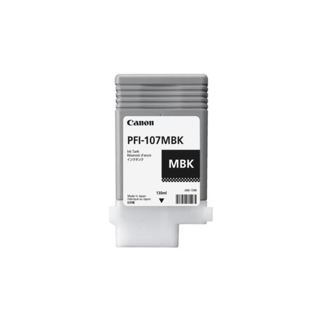 Ink cartridge Canon PFI-107MBK for iPF670/680/685/780/785 matte black (130 ml)