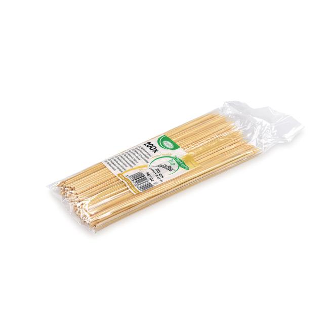 [HY066704] Bamboo skewers pointed 20 cm, Ø 2.5 mm (200 pcs.)