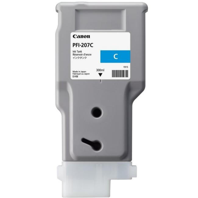Atramentová kazeta Canon PFI-207C pre iPF680/685/780/785 azúrová (300 ml)
