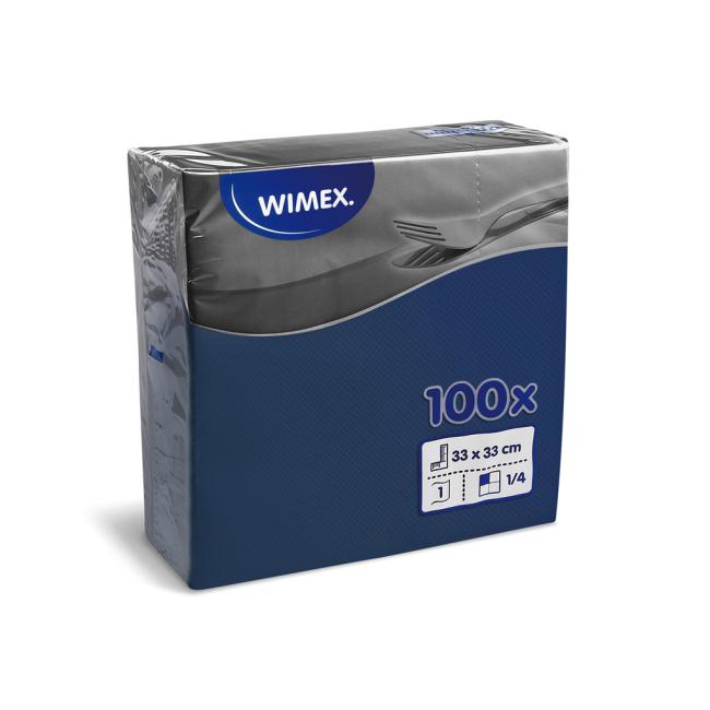 [HY070503] Paper napkins 1-layer GASTRO 33 x 33 cm blue (100 pcs.)