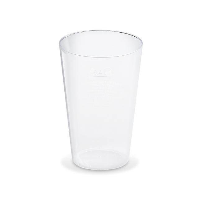 [HY073140] Poháre plastové kryštál 400 ml priehľadné (50 ks)