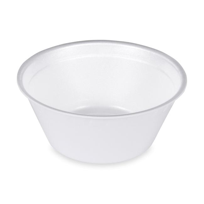 [HY075305] Thermal bowl (XPS) white Ø140mm 500ml (50 pcs)