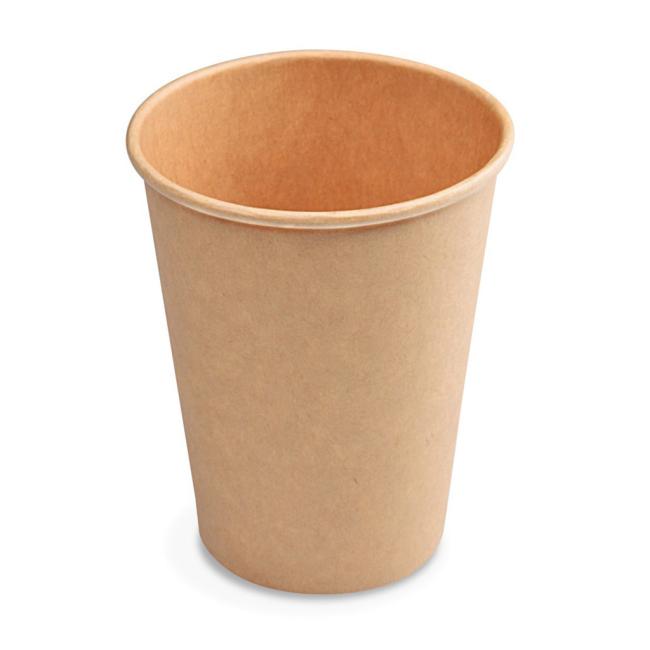 Papierové kelímky hnedé kraft Ø 90 mm 420 ml. (50 ks)