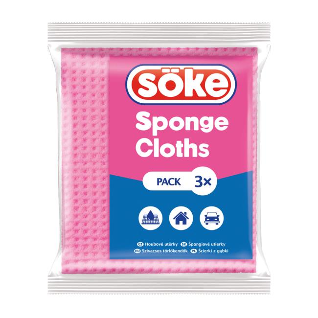 [HY083416] Sponge towel Söke Economic 3 pieces