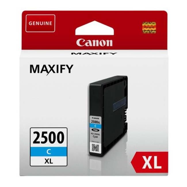 Atramentová kazeta Canon PGI-2500C pre MAXIFY iB4050/MB5050/MB5350 azúrová XL (1 755 strán)