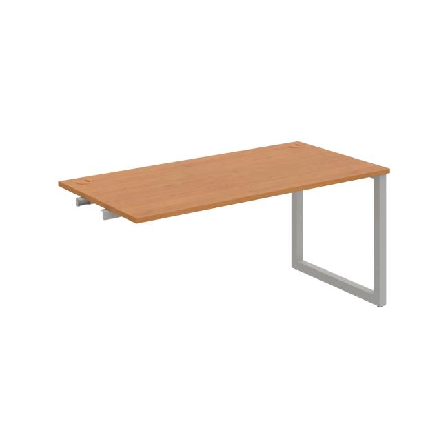 Work table UNI O, extendable. chain, 160x75.5x80 cm, alder/grey