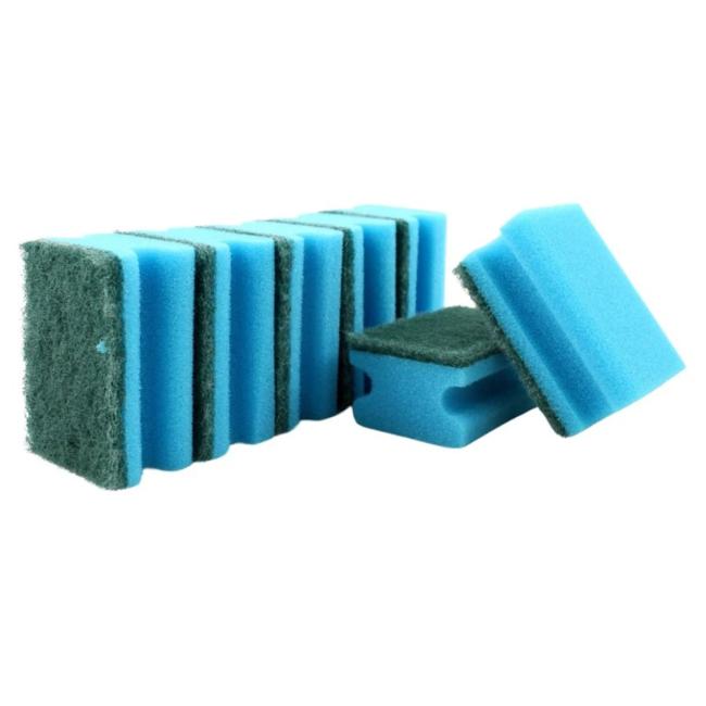 Sponge for dishes shaped 5 pcs blue