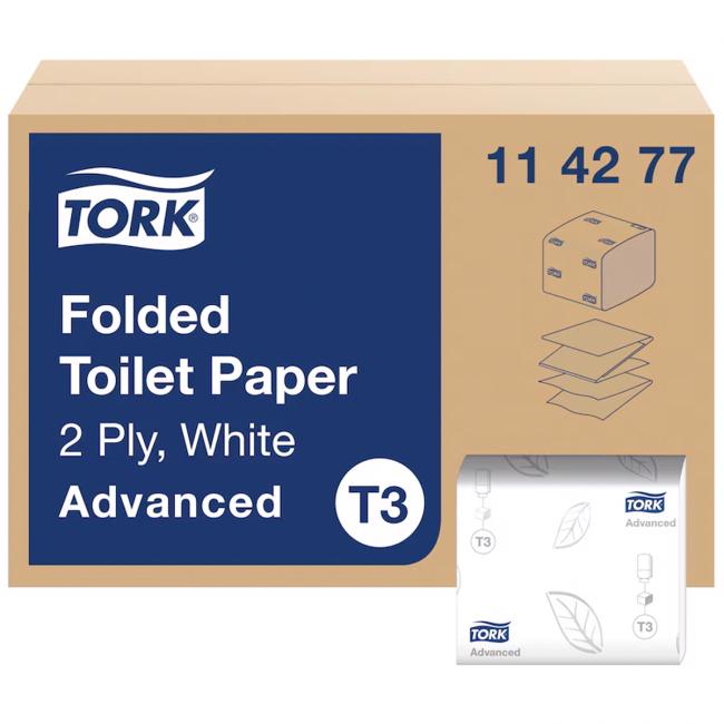 [HY114277] Toilet paper 2-layer folded TORK Advanced T3, 252 pcs