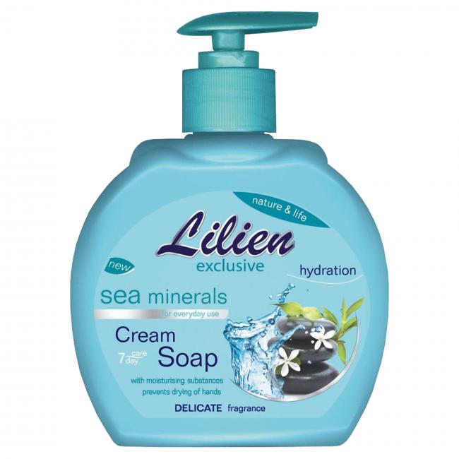 Lilien cream liquid soap 500 ml Sea minerals