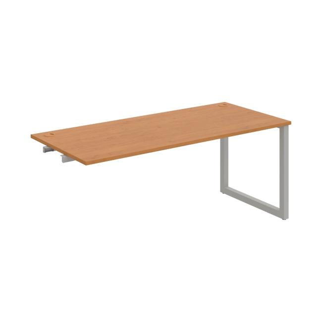 Work table UNI O, extendable. chain, 180x75.5x80 cm, alder/grey