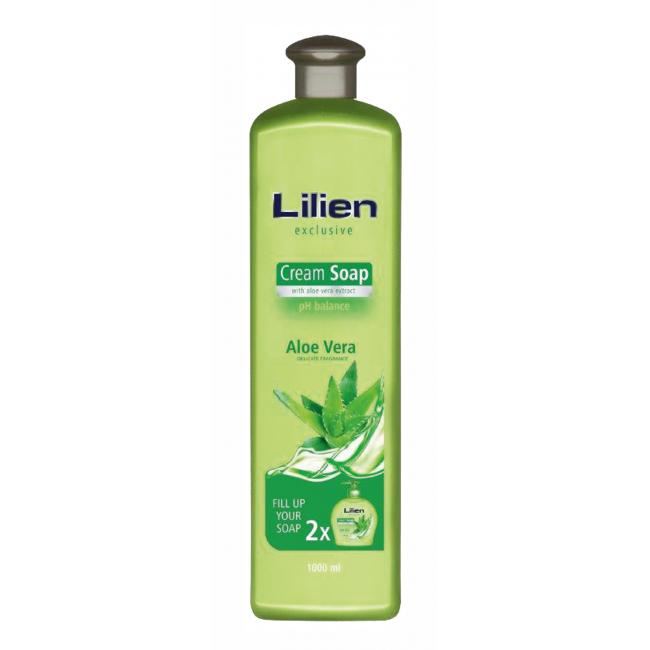 Lilien krémové tekuté mydlo 1l Aloe vera