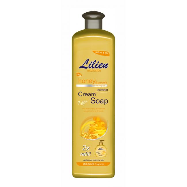 Cream liquid soap Lilien 1l Honey