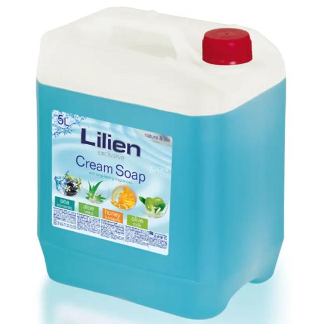 Cream liquid soap Lilien 5l Sea minerals