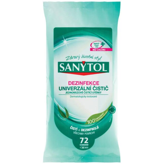 [HY134028] Sanytol dezinfekčné obrúsky 72 ks