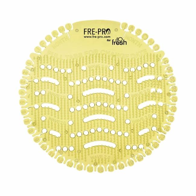 Urinal strainer Fre-Pro Wave 2 - Lemon (yellow) 2 pcs