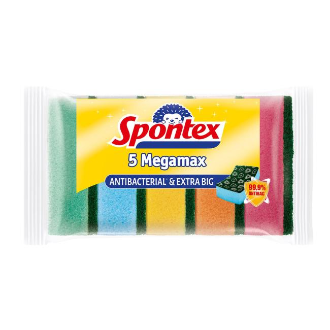 Sponge for dishes large Spontex ANTIBAK 5 pcs