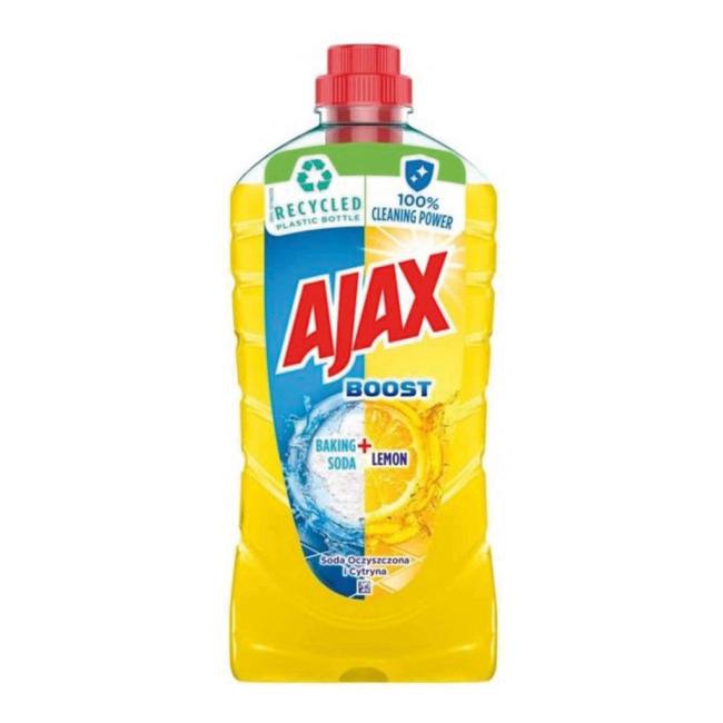 [HY190160] Ajax for floors Boost Baking 1 l Soda & Lemon (yellow)