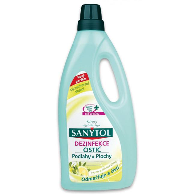 [HY204122] Sanytol disinfectant cleaner for floors and surfaces 1l lemon
