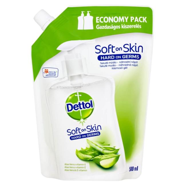 [HY212292] Dettol liquid soap (REPLACEMENT) 500 ml - Aloe vera