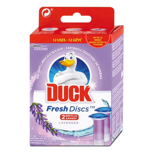 Replacement DUCK Fresh Discs toilet gel 2 x 36 ml Lavender