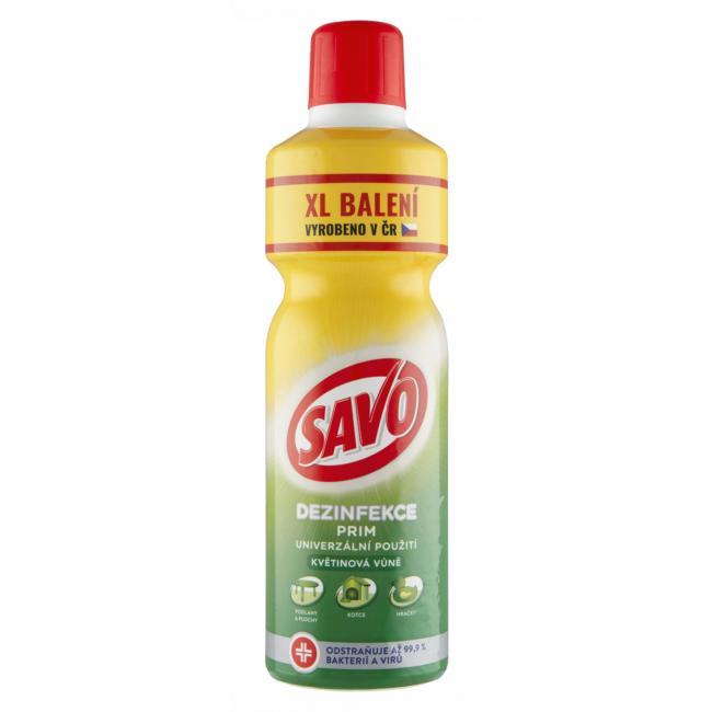 Savo PRIM disinfectant with floral scent 1.2l