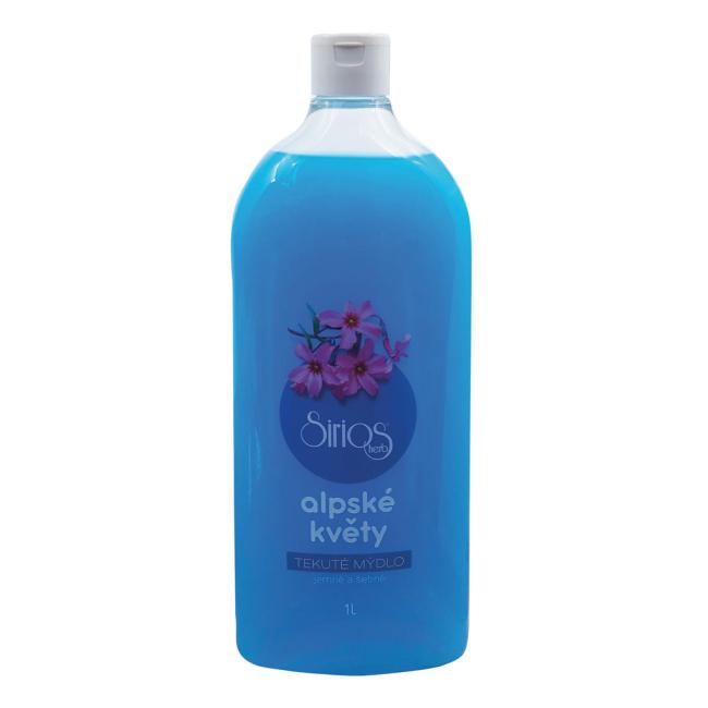 [HY256370] Sirios Herb liquid soap 1 l - Alpine flowers