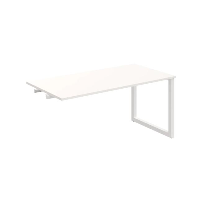 [ON919431] Conference table UNI O, late. chain, 160x75.5x80 cm, white/white