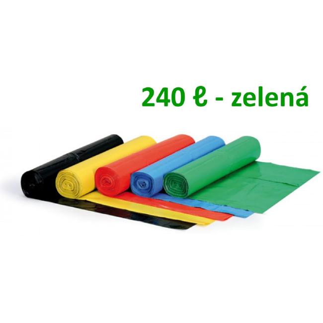 [HY296800] Bag 240 ℓ 80 mic. 100 x 125 cm, HDPE green (1pc)