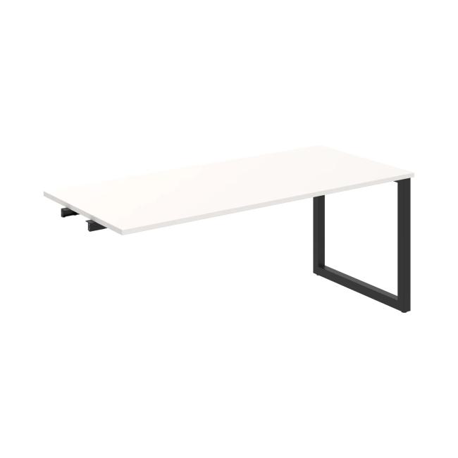 [ON919459] Conference table UNI O, late. chain, 180x75.5x80 cm, white/black