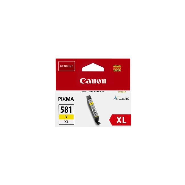 Atramentová kazeta Canon CLI-581Y pre TS6150/TS8150/TR7550/TR8550 žltá XL (519 strán)