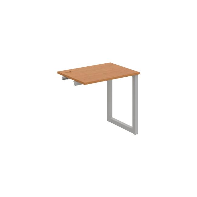 Work table UNI O, extendable. chain, 80x75.5x60 cm, alder/grey