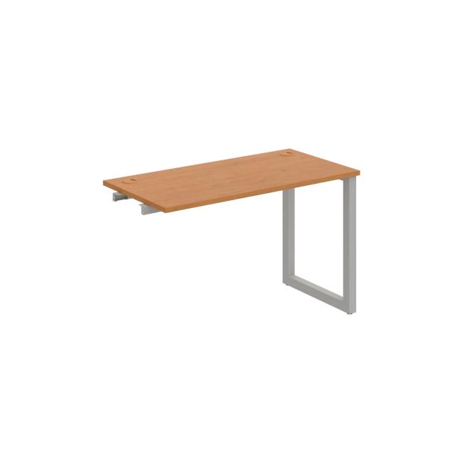 Work table UNI O, extendable. chain, 120x75.5x60 cm, alder/grey