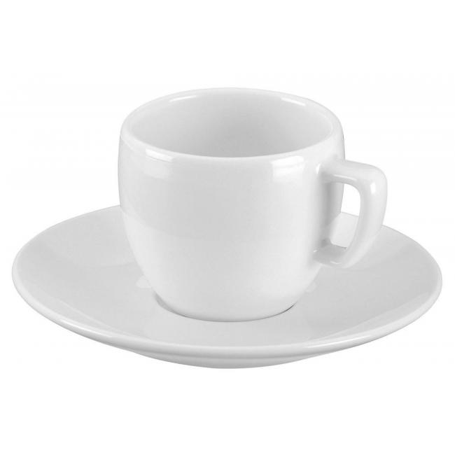 Šálky s podšálkami CREMA na espresso 75ml 6 ks