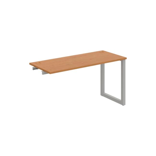 Work table UNI O, extendable. chain, 140x75.5x60 cm, alder/grey