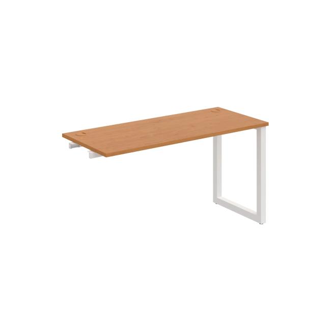 Work table UNI O, extendable. chain, 140x75.5x60 cm, alder/white
