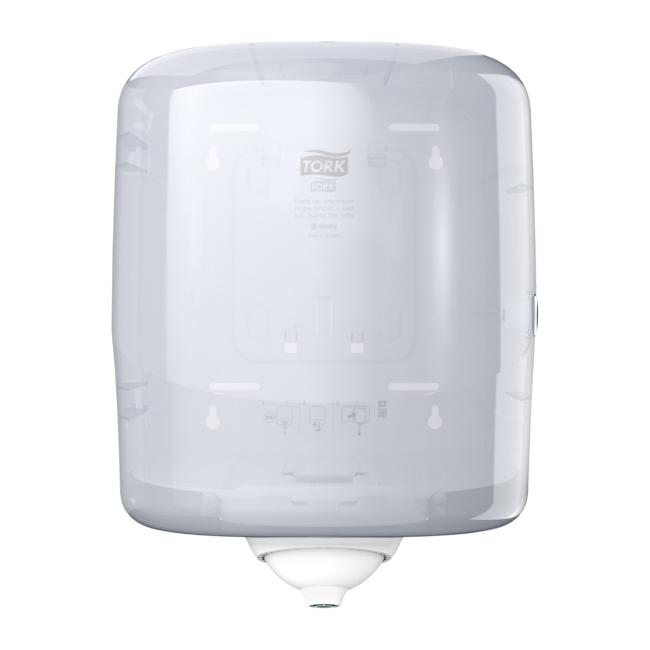 Paper towel dispenser with center. by unwinding TORK Reflex white M4