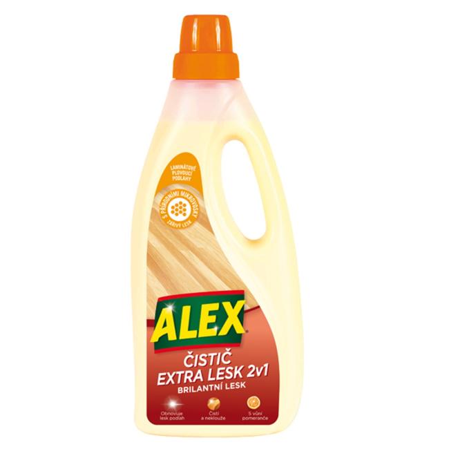 Alex čistič prírodný lesk 2v1 na laminát oranžová 750ml