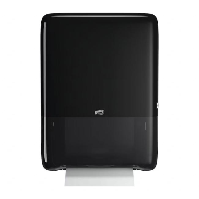 Tork PeakServe mini dispenser for follow-up paper hand towels, black H5